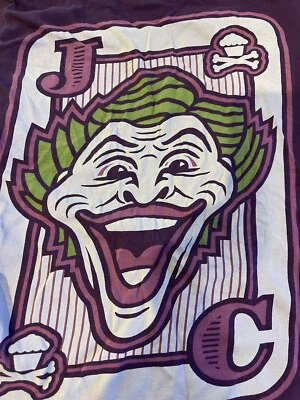 Womens Johnny Cupcakes the Joker Playing Card T-Shirt Shirt Tee Large - Image 1 of 4