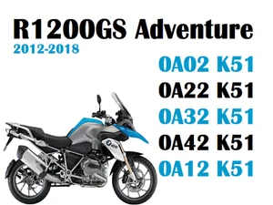 manual for BMW R1200GS K51 Adventure (2012-2018)Service Workshop Repair on Usb - Picture 1 of 1