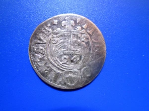 Poland Elbing 1632 1/24 Thaler SILVER Sweden Occupation Gustav Adolf II KM 41 - Picture 1 of 2