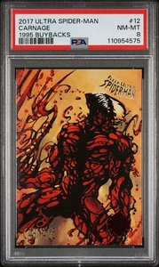2017 FLEER ULTRA SPIDER-MAN 1995 BUYBACKS 12 CARNAGE - Picture 1 of 2