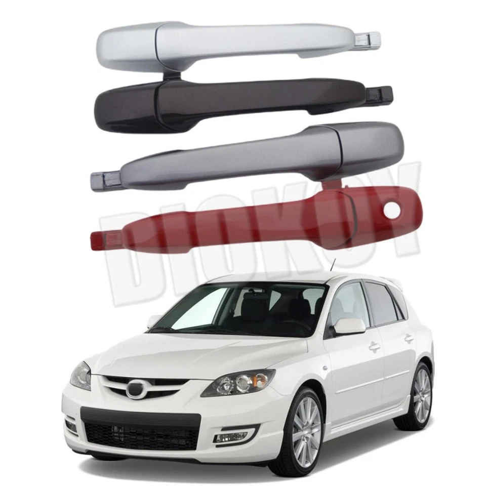 Para Mazda 3 2006-2012 Maçaneta Externa Frontal Traseira Motorista Passageiro Nova - Imagem 1 de 4