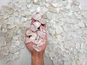 Tumbled klare Quarzkristalle aus Madagaskar Schüttgut Edelsteine polierte Felsen - Bild 1 von 5