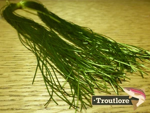OLIVE BUG LEGS - NEW RUBBER LEG FLY TYING MATERIAL TROUTLORE - Picture 1 of 5
