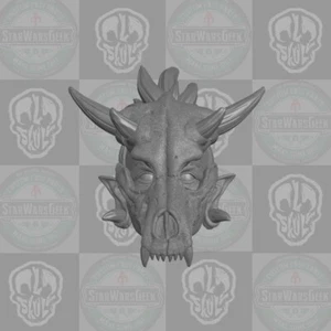 Orco femenino con máscara de cráneo cabeza personalizada para figura de acción de fantasía 1:6 1:10 1:12 1:18 - Imagen 1 de 1