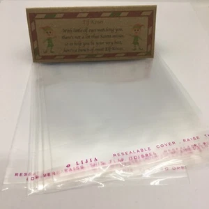 12 x Hágalo Usted Mismo Haz Tu Propio Elfo Besos Paquetes y Toppers Caja de Nochebuena Medias - Imagen 1 de 2