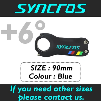 Vástago completo de fibra de carbono BMX MTB 6 17 grados 31,8 * 90 mm accesorios de bicicleta   Foto 1 de 4