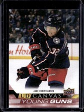 2022-23 Upper Deck Series 1 Jake Christiansen Canvas Young Guns Rookie #C109