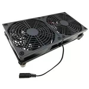 DC 12V Enfriador Soporte Doble 120mm Ventilador 1800RPM para PS5 Xbox Juego Ventilación Enfriamiento - Imagen 1 de 10
