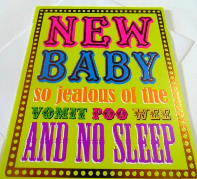 New Baby........... Blank Congratulations Greetings Card - Image 1 of 2