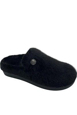 Zapatillas Alegria Forradas Cálidas Tumbona Negro Escarchado/Negro Foto 1 de 3