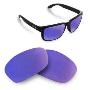 Lentes de repuesto polarizadas newpolar para Oakley 55 mm tamaño holbrook púrpura - Imagen 1 de 2