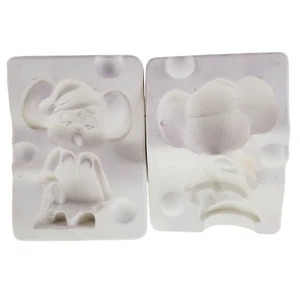 Kimple Mold Corp 1979 Natale #34 ABITO DA NOTTE TOPO ceramica stampo per colata antiscivolo - Foto 1 di 10