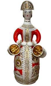 Muñeca de porcelana de oro rojo Lomonsov mujer jarra de vino Frantiha en rojo Rusia - Imagen 1 de 9