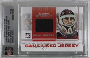 2007-08 ITG Ultimate Memorabilia 8th Edition Silver /24 Martin Brodeur HOF
