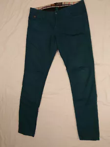 Sublevel original design Damen Denim Jeans, Gr. L/40, wie neu, türkis, mid raise - Bild 1 von 3