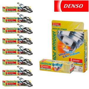 8 Pack Denso Iridium Power Spark Plugs for Ford Ranch Wagon 5.0L V8 1971 Tune