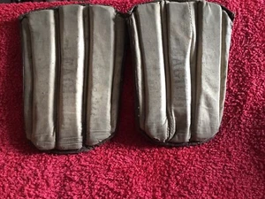 Rare Stanley Mathews Football Shin Pads Signed Yorkshire League C 1950 - Picture 1 of 8