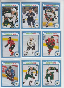 08/09 OPC Minnesota Wild Retro 9 cards - Zidlicky Bouchard Nolan Clutterbuck + - Picture 1 of 2