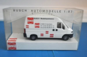 BUSCH Promo -Nr. 47302 FIAT Ducato Delivery Van for "Busch" Trains - NEW w/Box - Picture 1 of 7