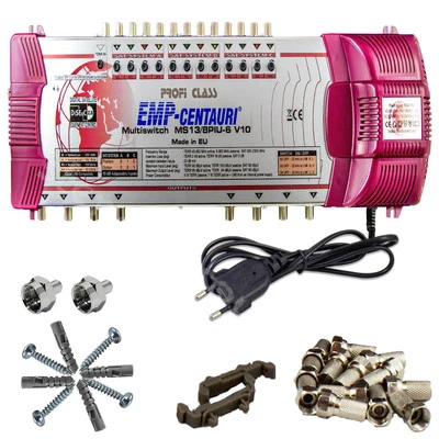 EMP 13-8 Multischalter Profi Class Multiswitch 3 Satellite = 8 Teilnehmer HD 4K - Bild 1 von 3