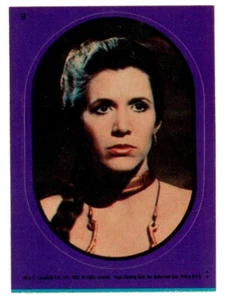 Adesivo Principessa Leia 1983 Topps Il Ritorno dello Jedi Serie 1 # 9 P (ex-mt)  - Foto 1 di 2