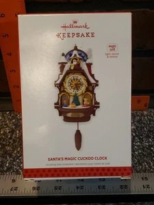 Original Hallmark Andenken Santa's Magic Kuckucksuhr Ornament 2013 - Bild 1 von 13
