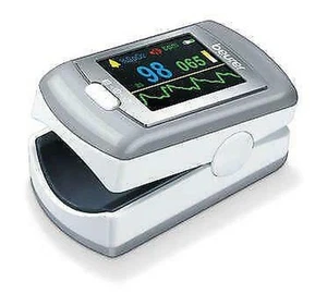 Beurer PO80 Fingertip Pulse Oximeter Colour Display with 24 Hour Recording - Picture 1 of 2