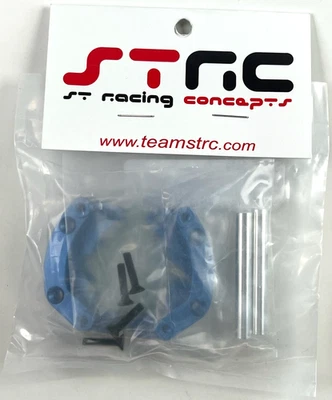 STRC ST9460B Blue Aluminum Rear Wheelie Bar Mount for Traxxas Drag Slash New - Image 1 of 2