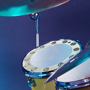 Bass Drum Tambourine Jazz Drum Rings DIY 12 Single Row Bells Drum Players Gift - Picture 1 of 6