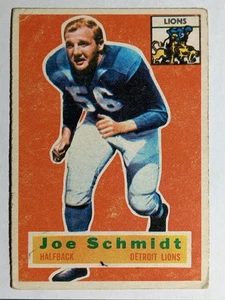 1956 Topps #44 Joe Schmidt RC (VG) - Bild 1 von 2