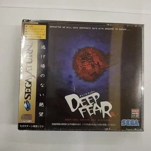 Sega Saturn Deep Fear Survival Horror Juego Japón Importación Usado Japón 4 años - Imagen 1 de 2