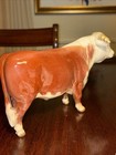 OLD EARLY VINTAGE  P0RCELAIN  BESWICK HEREFORD  BULL VGC