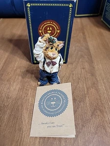 Boyds Purrstone resina ornamento #271801 Fletcher Puckerup... baci di vacanza, 1a E - Foto 1 di 7