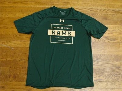 Colorado State Rams Under Armour Green Tech Tee Shirt Size Large - Image 1 of 4