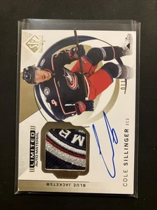 2024-25 SP Authentic Cole Sillinger Limited 3 Color Patch Auto /100 - Picture 1 of 2