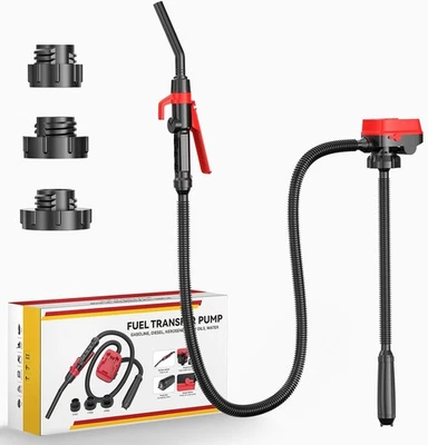 Bomba de transferencia de combustible inalámbrica compatible con baterías DeWalt 20V y Milwaukee 18V Foto 1 de 4