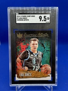 Luka Doncic Emerging Artists Court Kings Rookie Sgc 9.5 - Picture 1 of 2