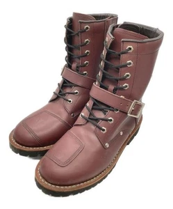 AVIREX YAMATO Botas de Motociclista de Cuero Marrón AV2100 - Imagen 1 de 10