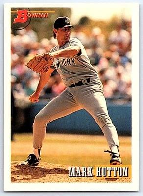 1993 Bowman Mark Hutton New York Yankees #651 - Image 1 of 2