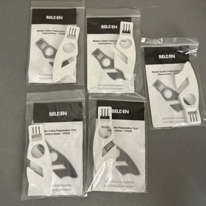5 NEW Belden Cable Preparation Tool 1797B & Instructions Cable Stripper Prep - Picture 1 of 8