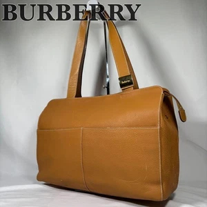 Burberry Tasche Nova Check Leder braun 15×5,1 Zoll Schulter gebraucht - Bild 1 von 11