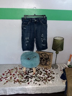 Children’s Place Boys Denim Distressed Shorts Size 14 - Image 1 of 4
