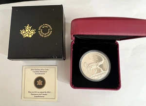 2014 CANADA CANADIAN DINOSAURS:SCUTELLOSAURUS $20 SILVER COIN BOX & COA - Picture 1 of 7