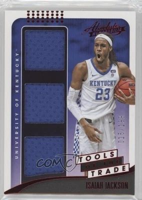 2021-22 Panini Chronicles Draft Picks Red /199 Isaiah Jackson #ATT-IJ Rookie RC - Image 1 of 2