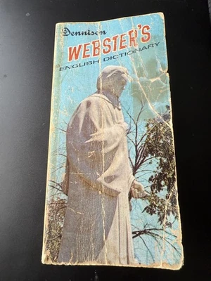 Vest Pocket Size Dennison Webster's English Dictionary 1962 Vintage Rare! - Image 1 of 4