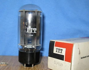 Radio Röhren 5U4GB 5U4 ITT von GE NOS - Bild 1 von 1