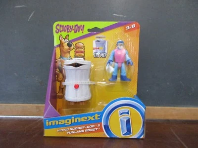 Fisher Price Imaginext escondiendo Scooby-doo y funland robot cubo de basura pulsador Foto 1 de 4