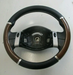 Volante y cubierta BMW MINI R50 R52 R53 2 radios cuero perforado negro - Imagen 1 de 8