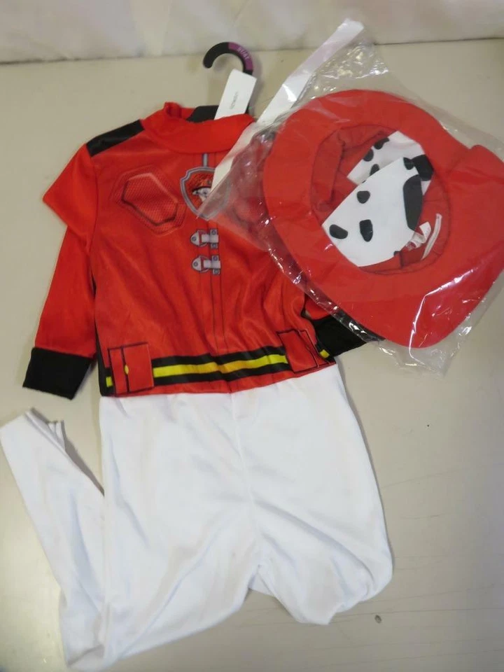 Disfraz de Halloween Patrulla Canina para niños pequeños cachorros poderosos traje de mariscal con sombrero 2T Foto 1 de 4