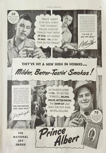 Prince Albert 1942 tabaco cortado crimpado anuncio de colección más suave mejor sabor humos - Imagen 1 de 1